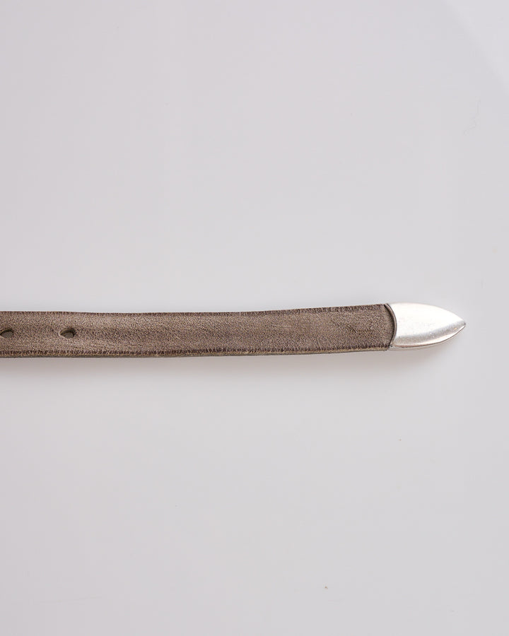 Our Legacy 2cm Belt Leather Sundried Clay