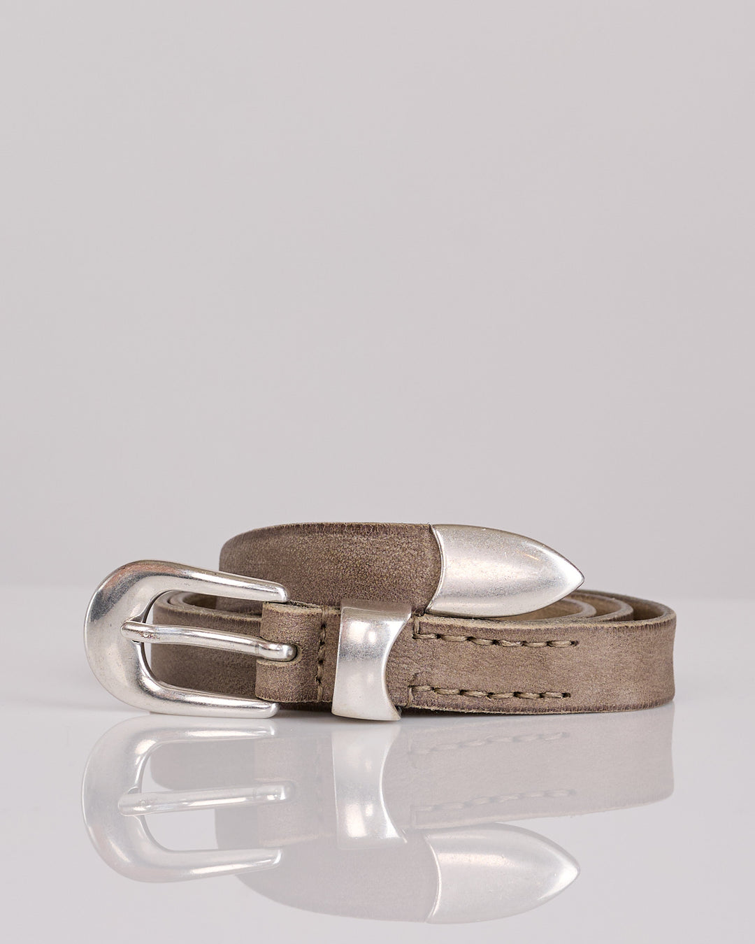 Our Legacy 2cm Belt Leather Sundried Clay