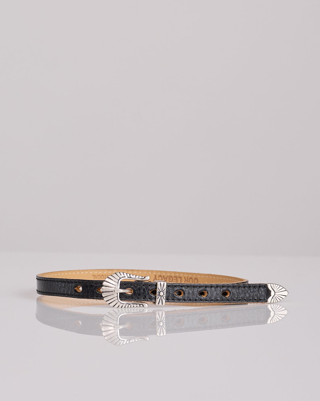 Our Legacy Cowboy Wrap Around Bracelet Deep Black Leather