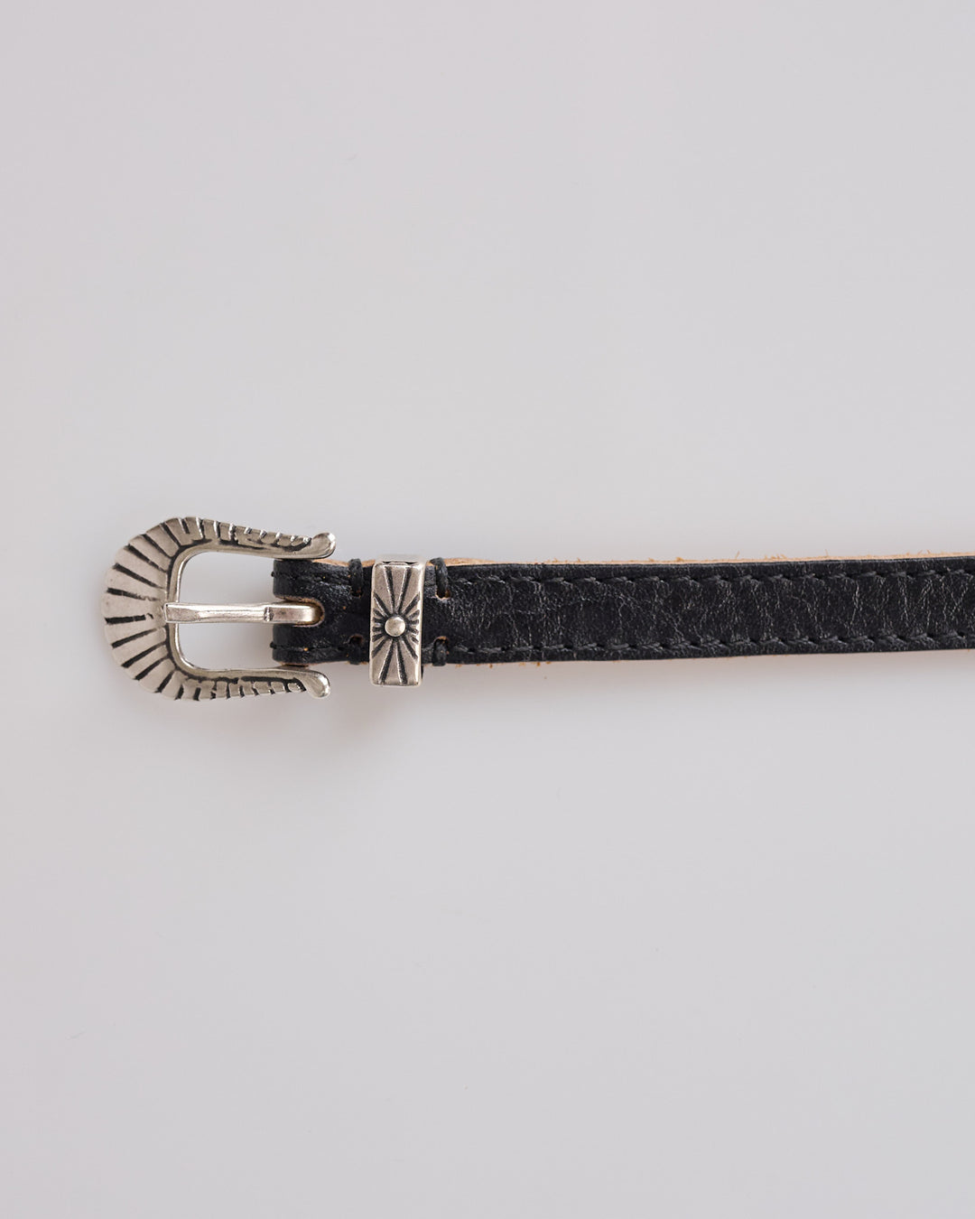 Our Legacy Cowboy Wrap Around Bracelet Deep Black Leather