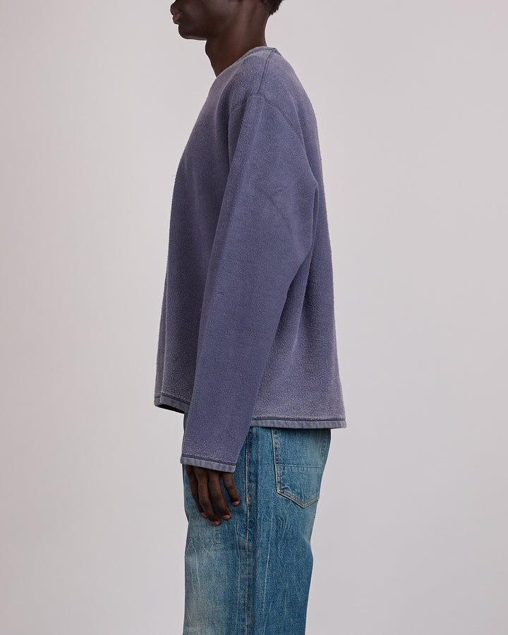 Our Legacy Double Lock U Creweck Grape Alloy Star Fleece