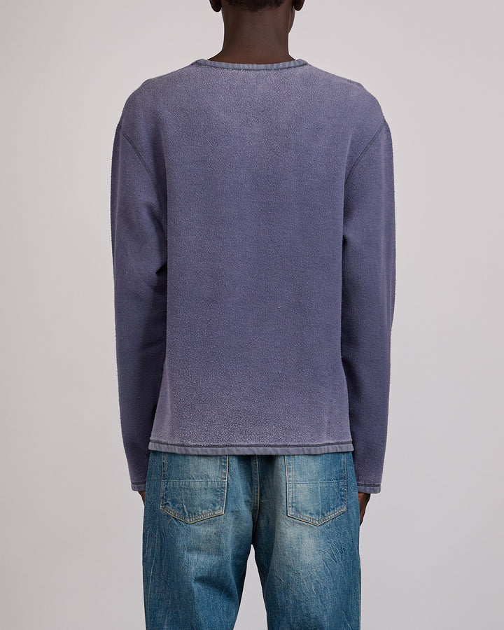 Our Legacy Double Lock U Creweck Grape Alloy Star Fleece