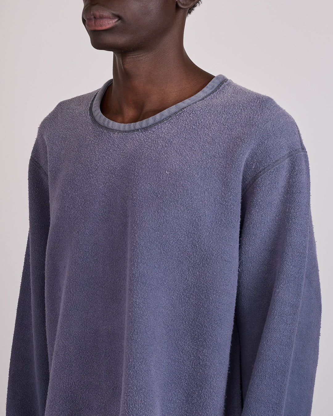 Our Legacy Double Lock U Creweck Grape Alloy Star Fleece