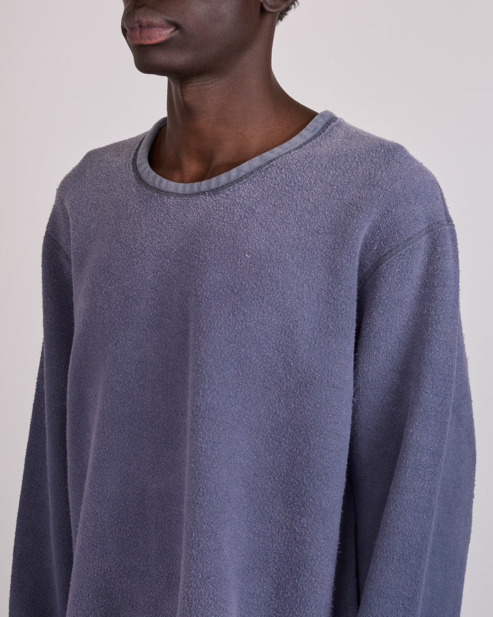 Our Legacy Double Lock U Creweck Grape Alloy Star Fleece