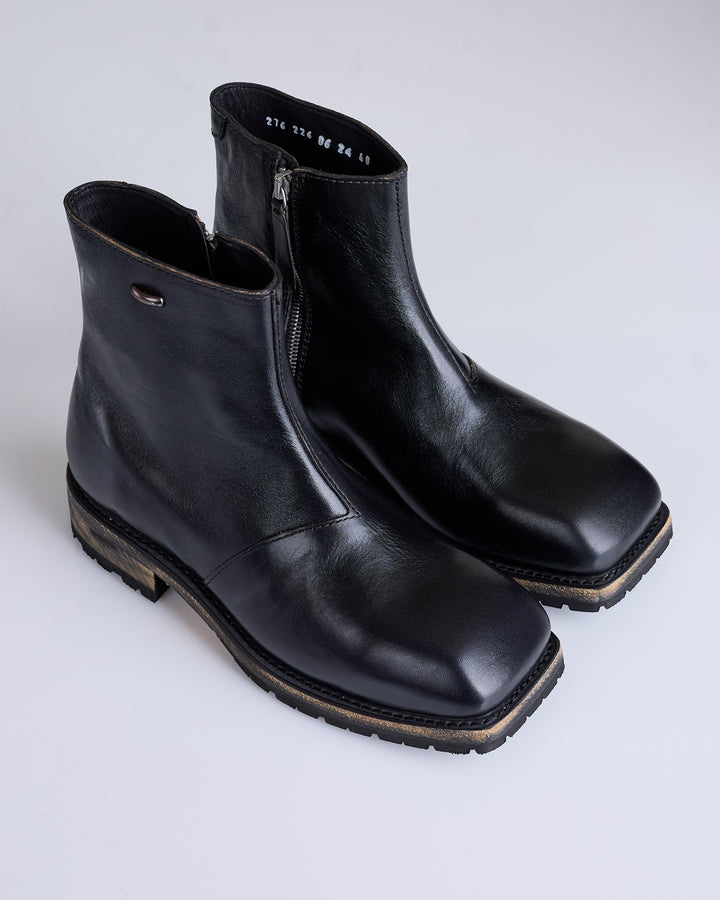 Our Legacy Engine Boot Deep Black Leather