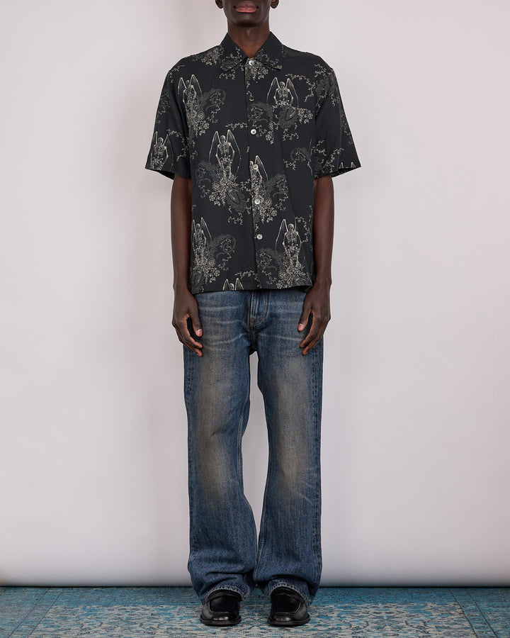 Our Legacy Every Button Shirt Death Paisley Print