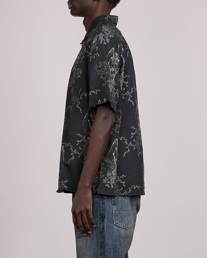 Our Legacy Every Button Shirt Death Paisley Print