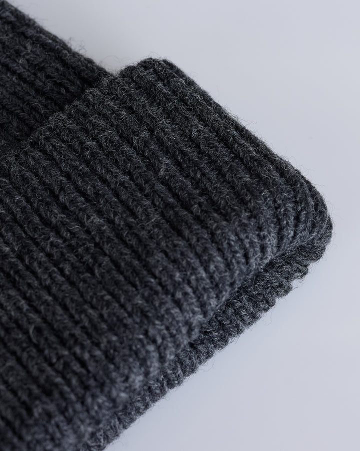 Our Legacy Knit Beanie Ash Melange Stately Wool