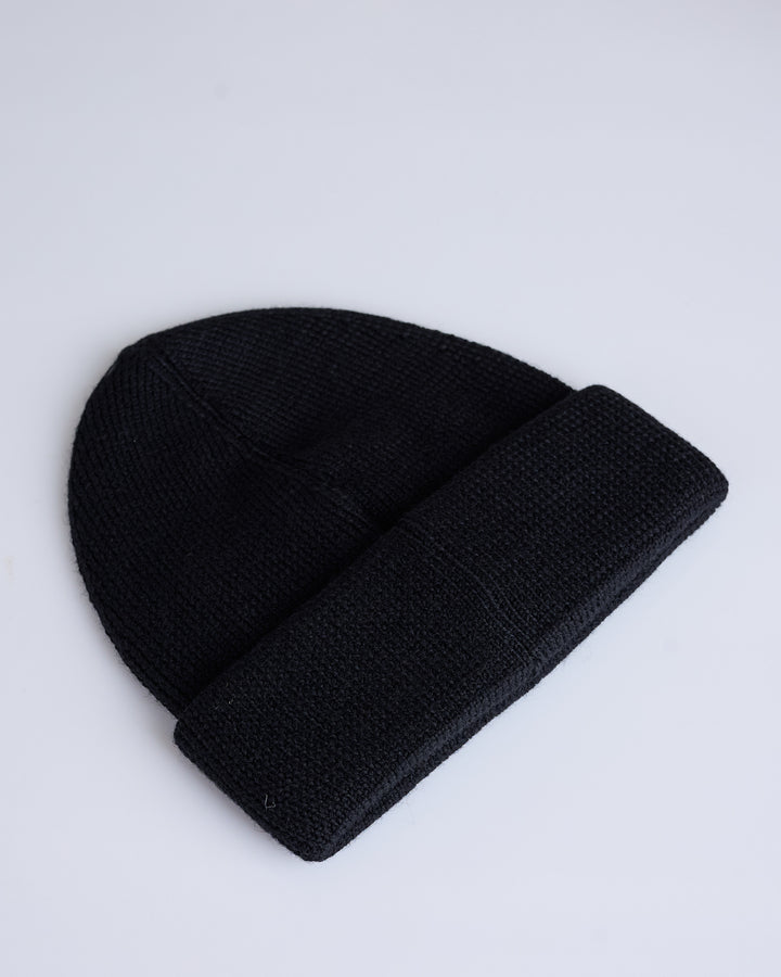 Our Legacy Knit Beanie Black Rustic Merino