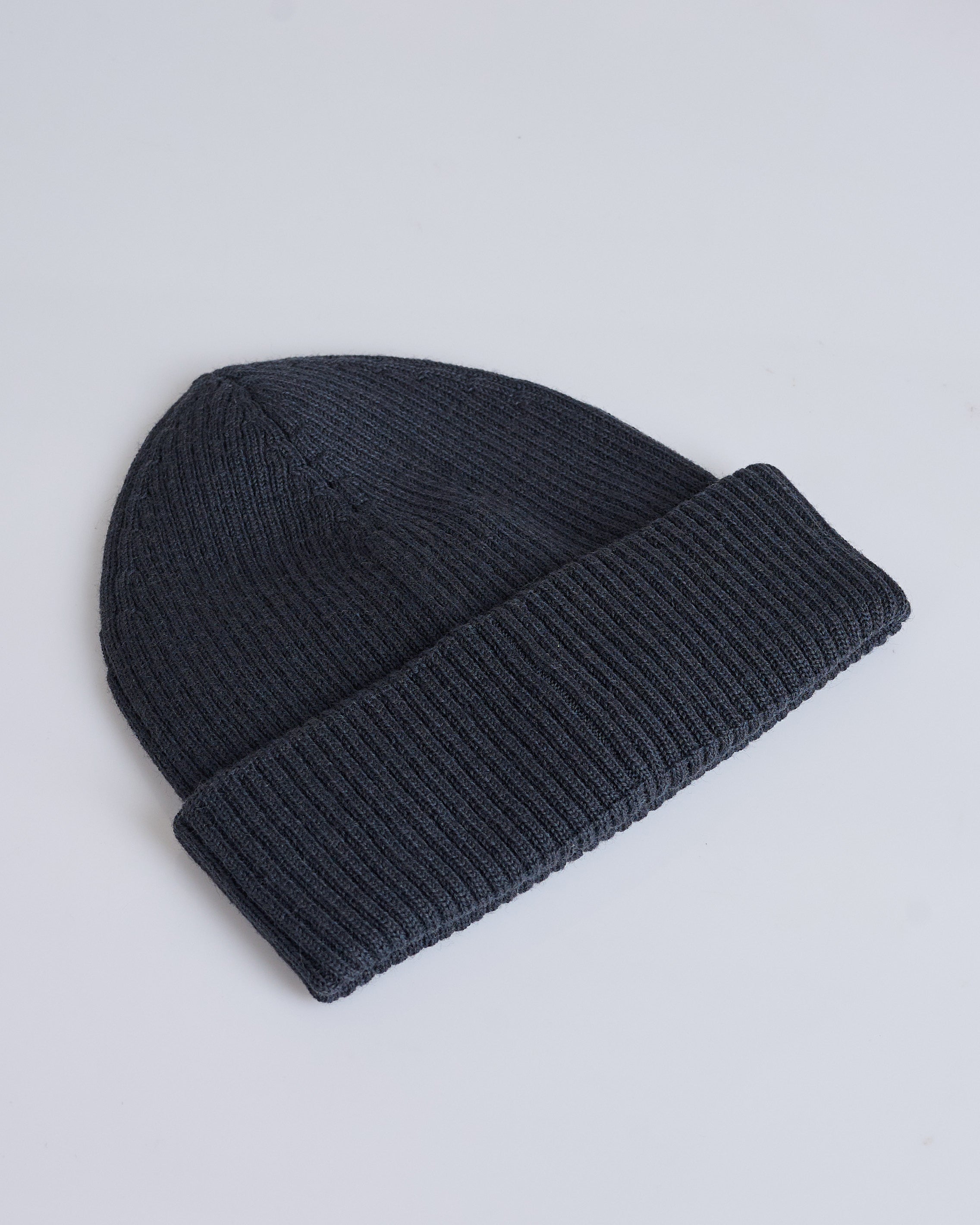 帽子 OUR LEGACY 23AW merino wool knit hat Our Legacy - Knit Hat Black Rustic Merino
