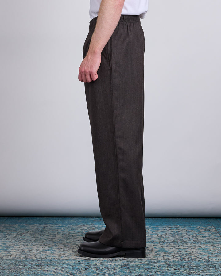 Our Legacy Leisure Trouser Havana Brown Chain Wool