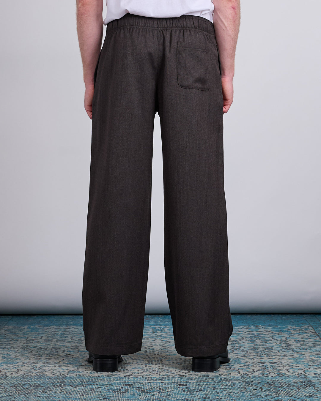 Our Legacy Leisure Trouser Havana Brown Chain Wool