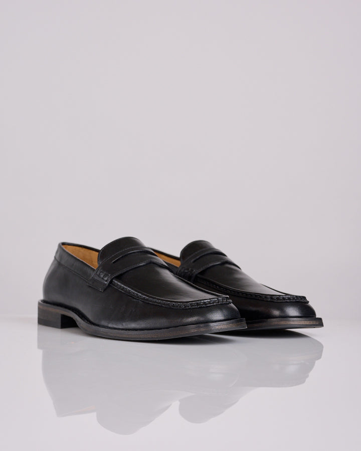 Our Legacy Light Loafer True Dyed Black Leather