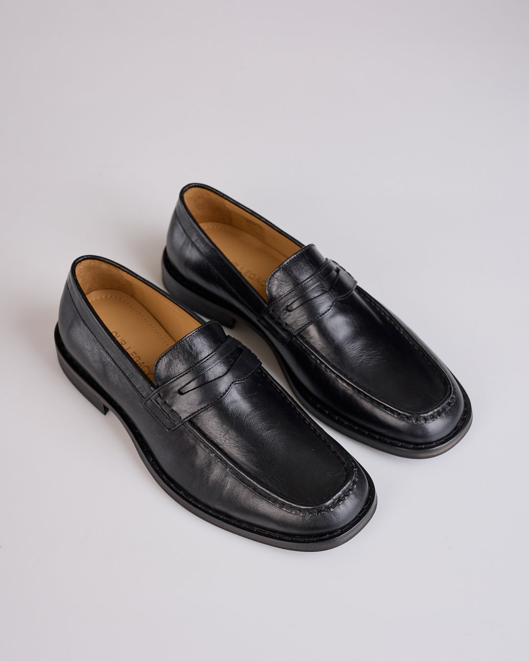 Our Legacy Light Loafer True Dyed Black Leather