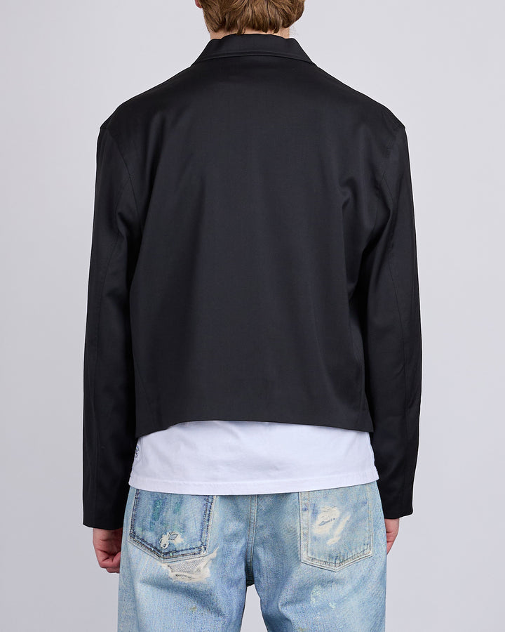 Our Legacy Mini Jacket Black Worsted Wool