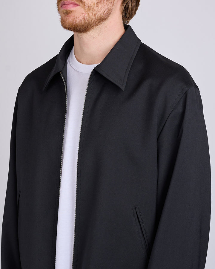 Our Legacy Mini Jacket Black Worsted Wool