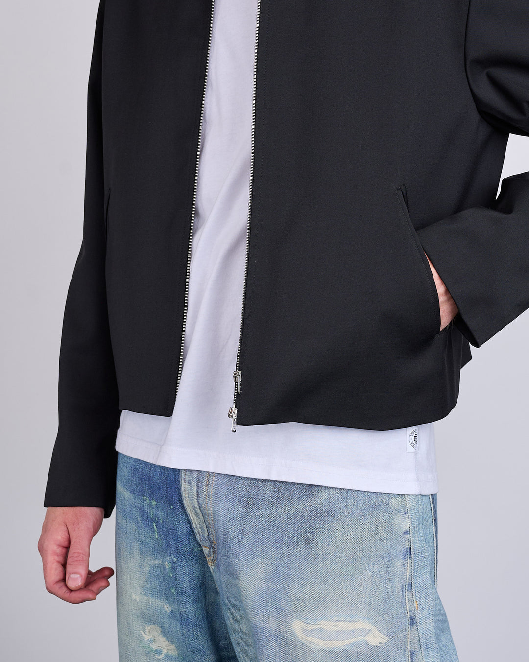 Our Legacy Mini Jacket Black Worsted Wool