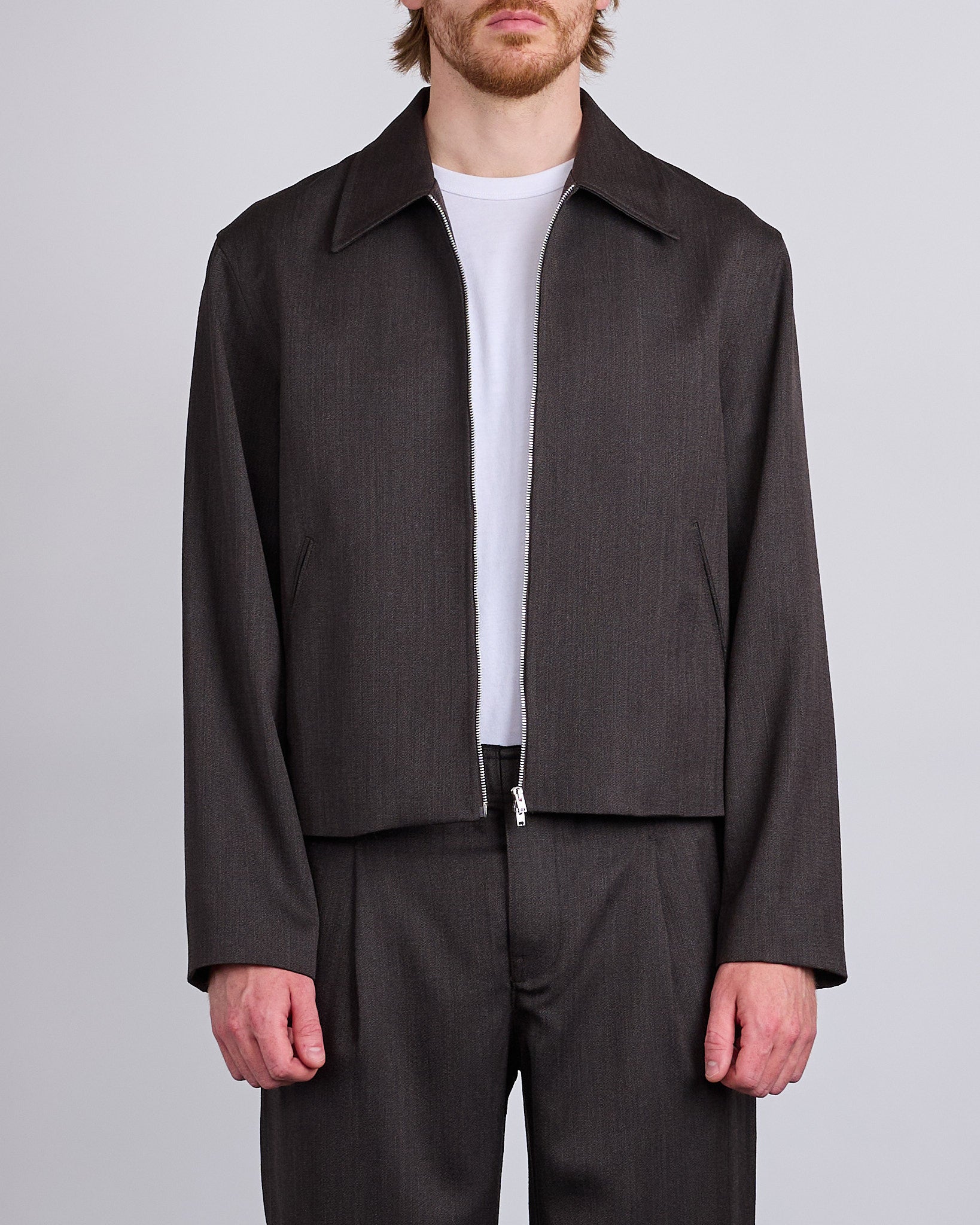 【mm】our legacy mini jacket Our Legacy Mini Jacket Havana Brown Chain Wool – LESS 17