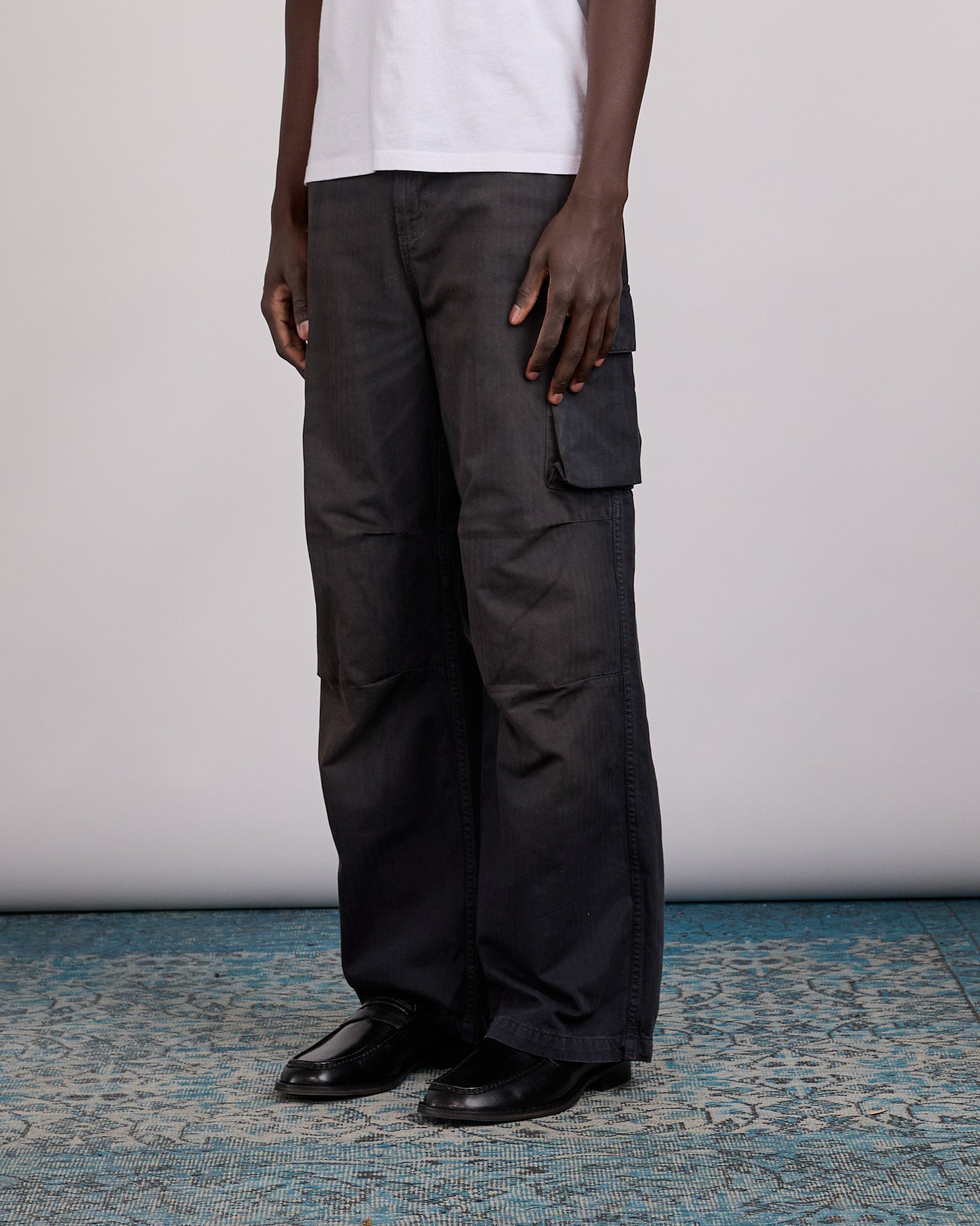 Our Legacy Mount Cargo Pant Nebula Wash Jungle Herringbone – LESS 17