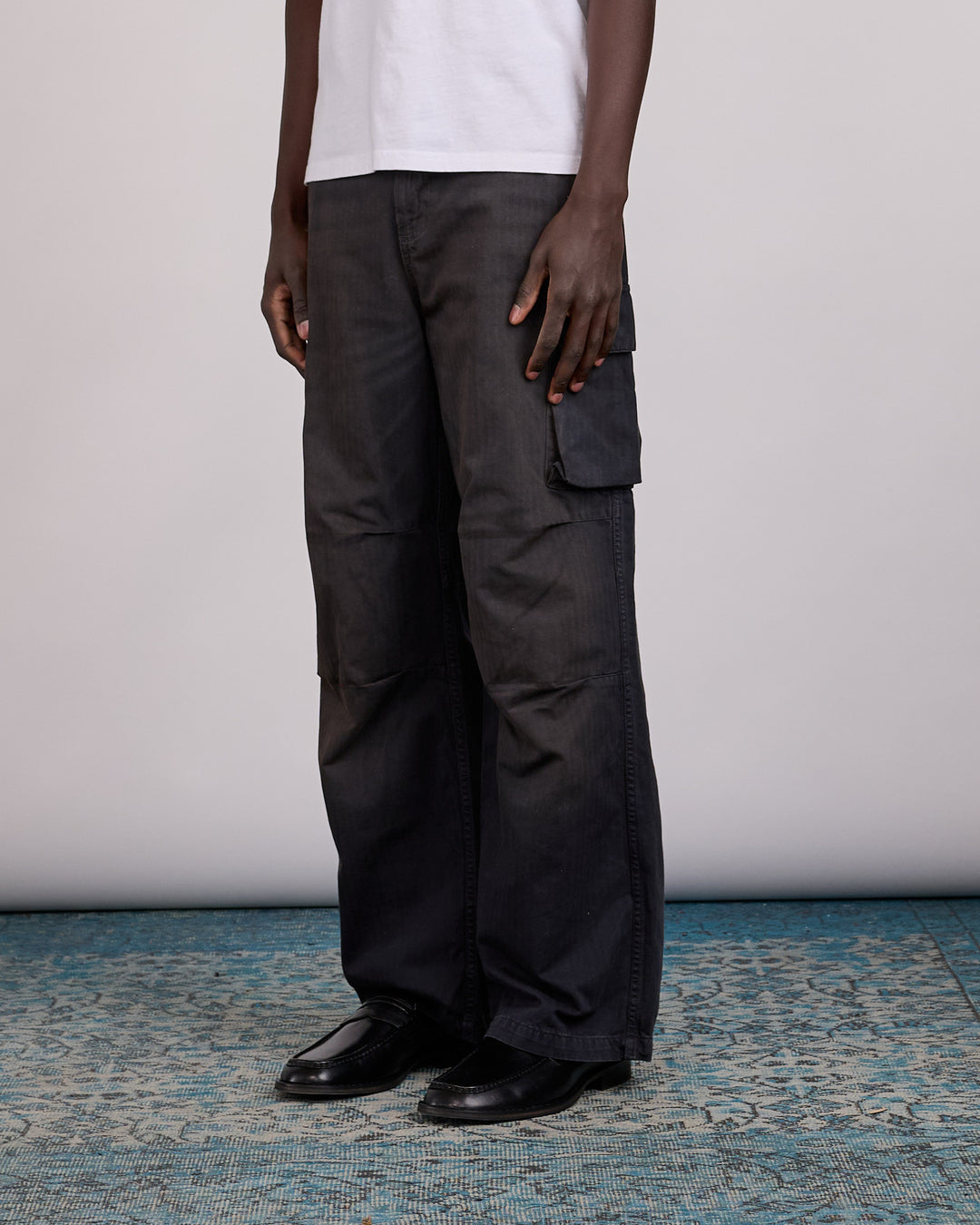 Our Legacy Mount Cargo Pant Nebula Wash Jungle Herringbone