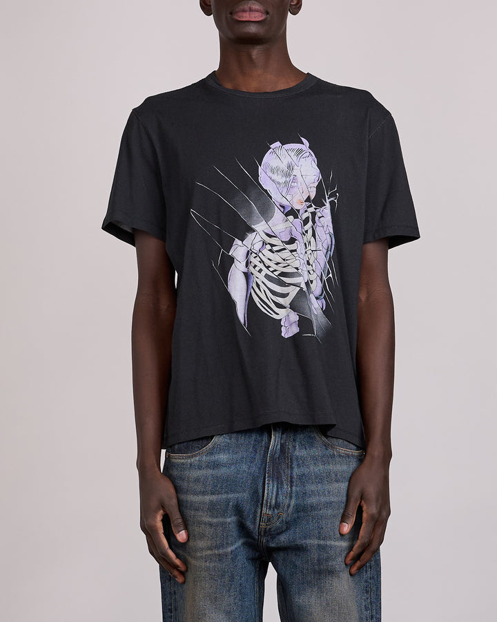 Our Legacy New Box T-Shirt Cybernetic Angel Print