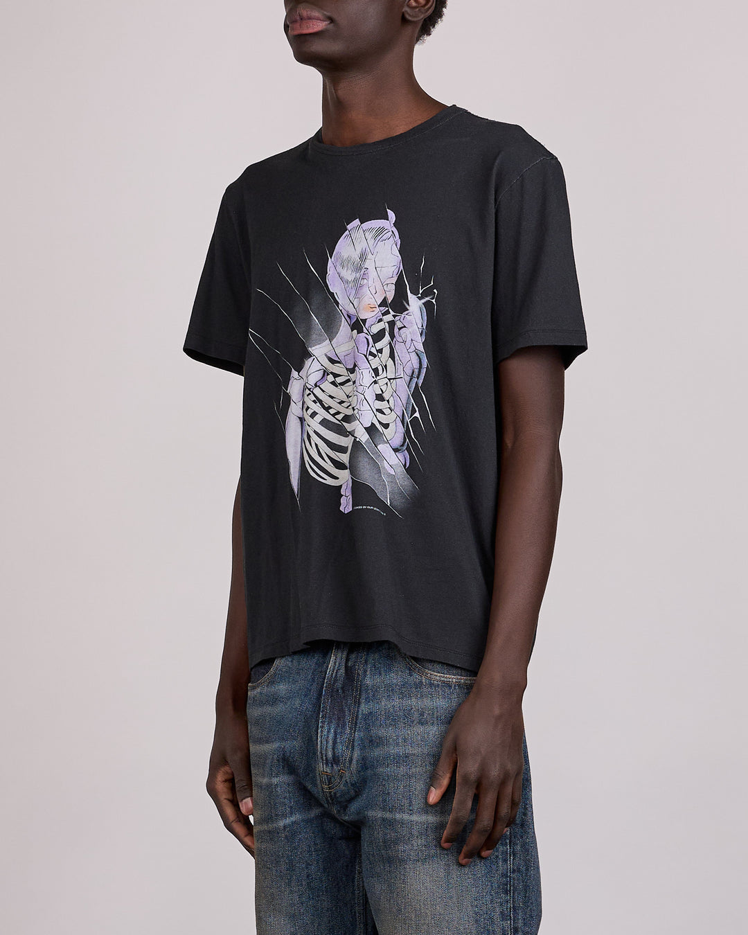 Our Legacy New Box T-Shirt Cybernetic Angel Print