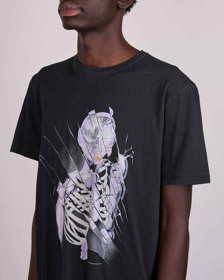 Our Legacy New Box T-Shirt Cybernetic Angel Print