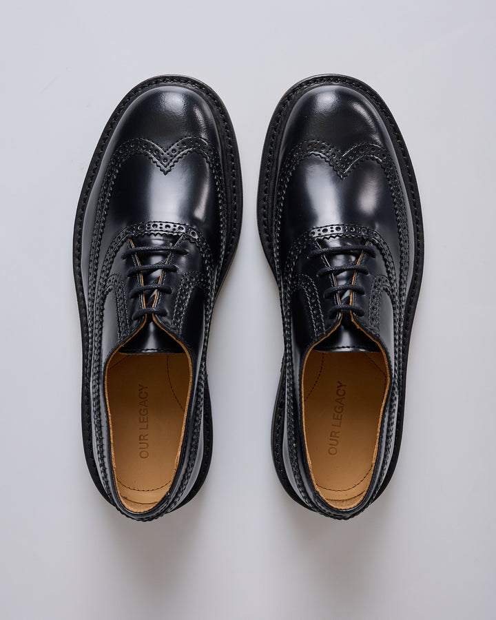 Our Legacy Parade Brogue Leather Black