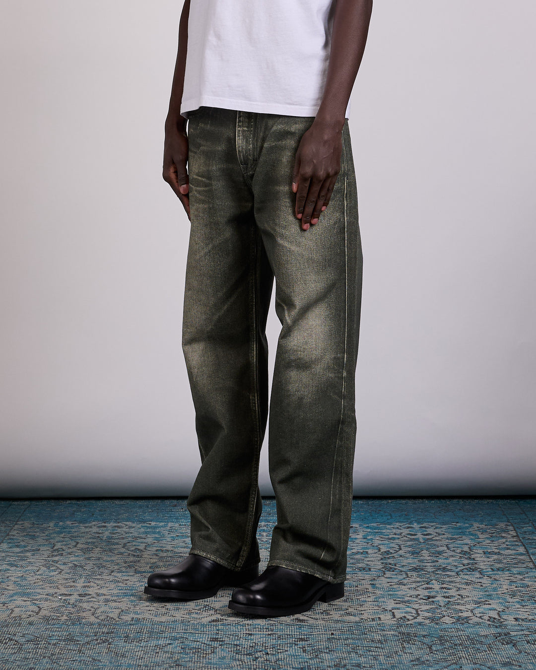 Our Legacy Third Cut Jean Digital Black Aurora Print