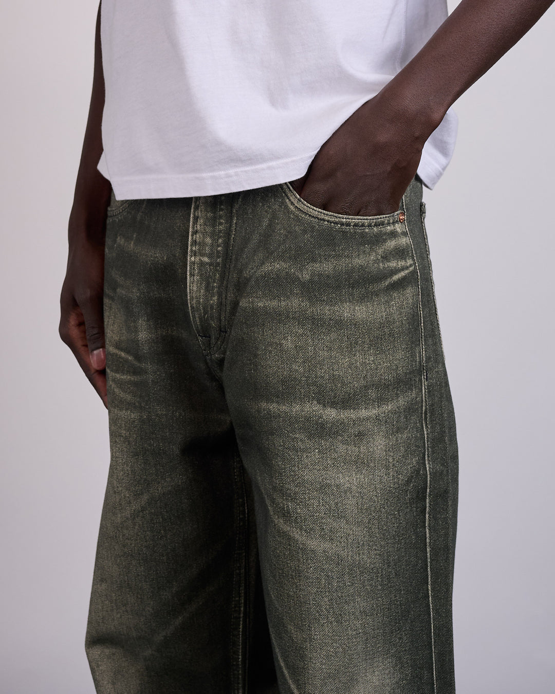 Our Legacy Third Cut Jean Digital Black Aurora Print