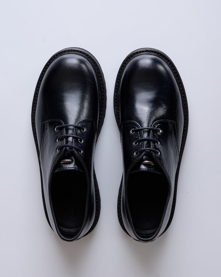 Our Legacy Trampler Shoe Black Cracked Patent Leather