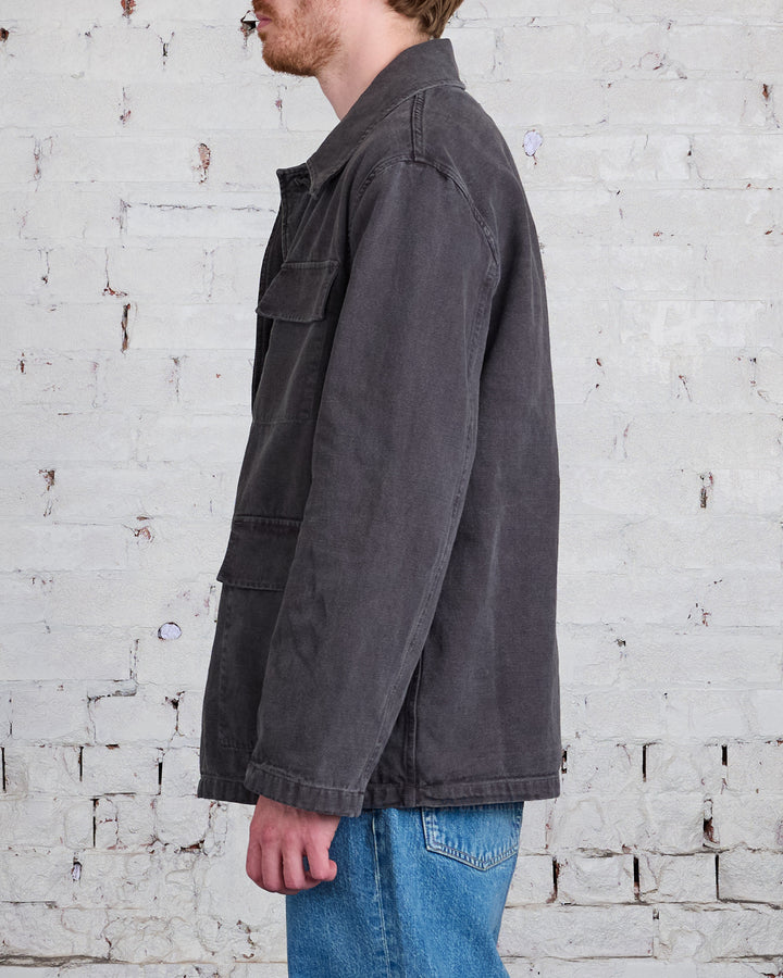 Our Legacy Uniform Jacket Ash Black Reborn Canvas