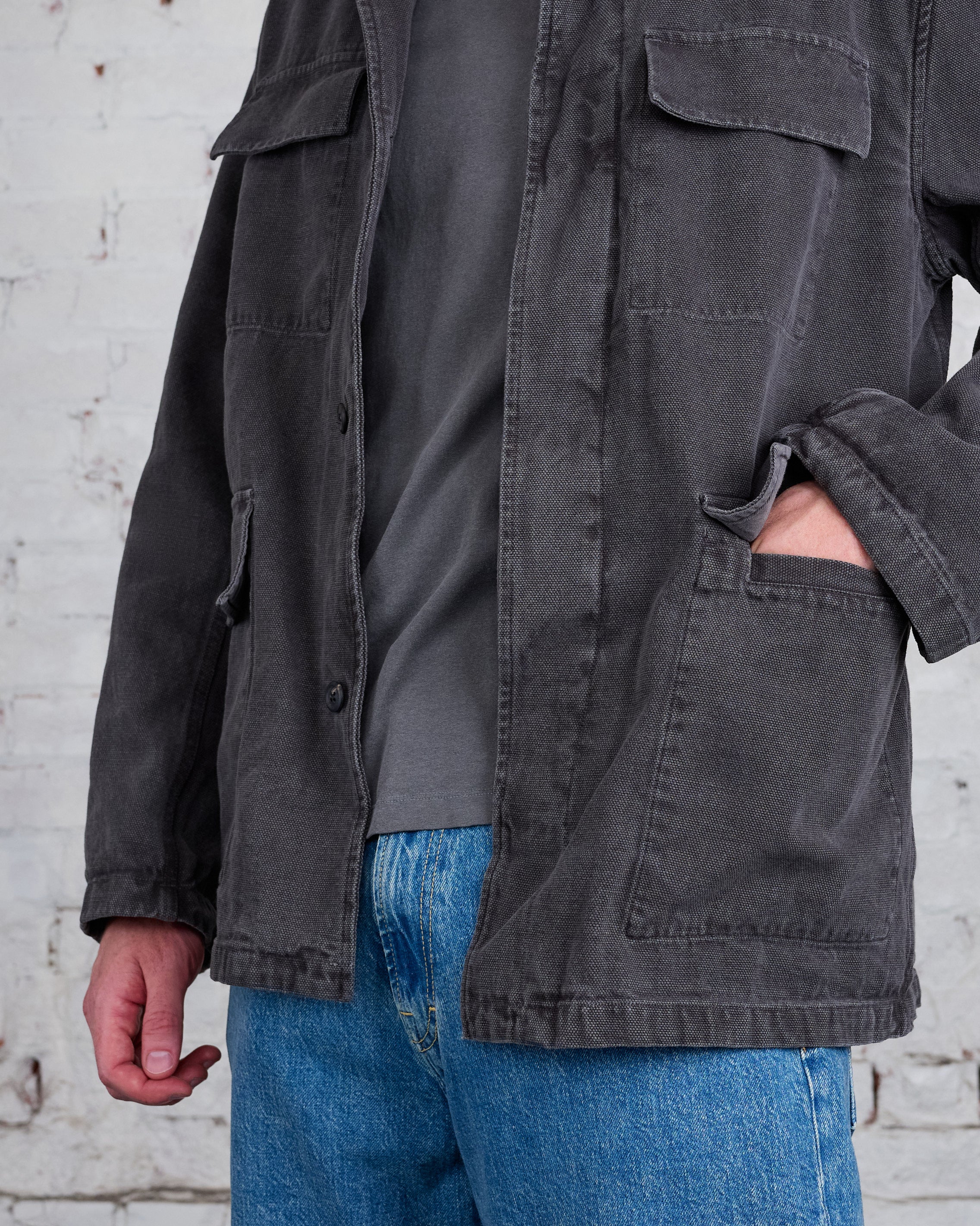 Our Legacy Uniform Jacket Ash Black Reborn Canvas – LESS 17