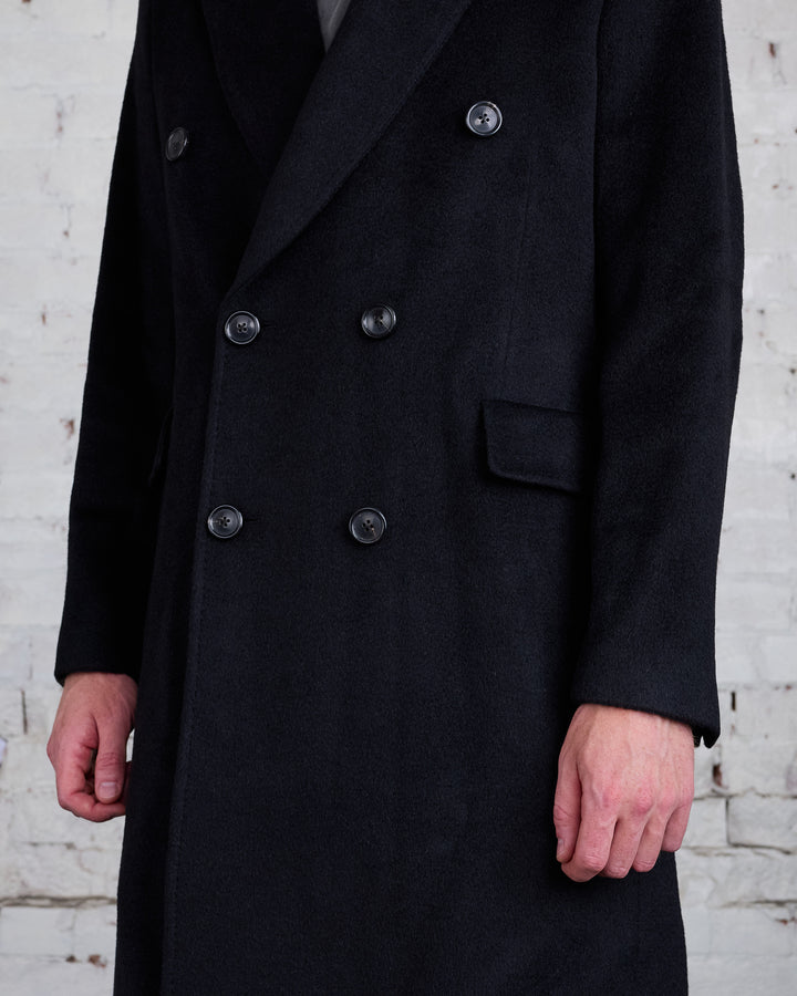 Our Legacy Whale Coat Black Hairy Wool