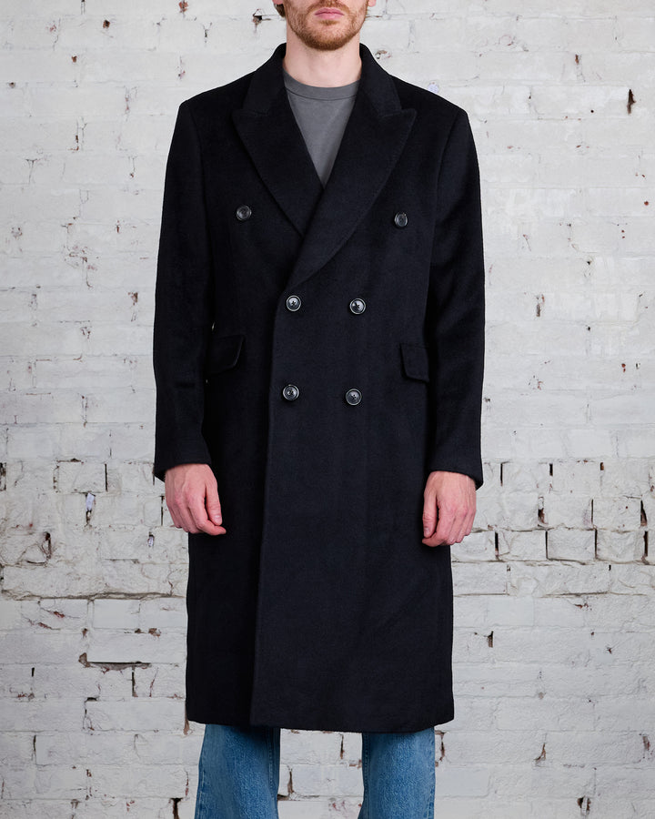 Our Legacy Whale Coat Black Hairy Wool