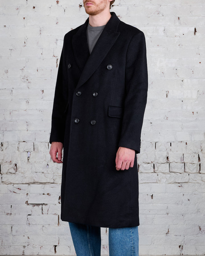 Our Legacy Whale Coat Black Hairy Wool