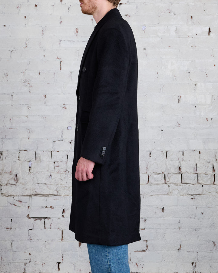 Our Legacy Whale Coat Black Hairy Wool