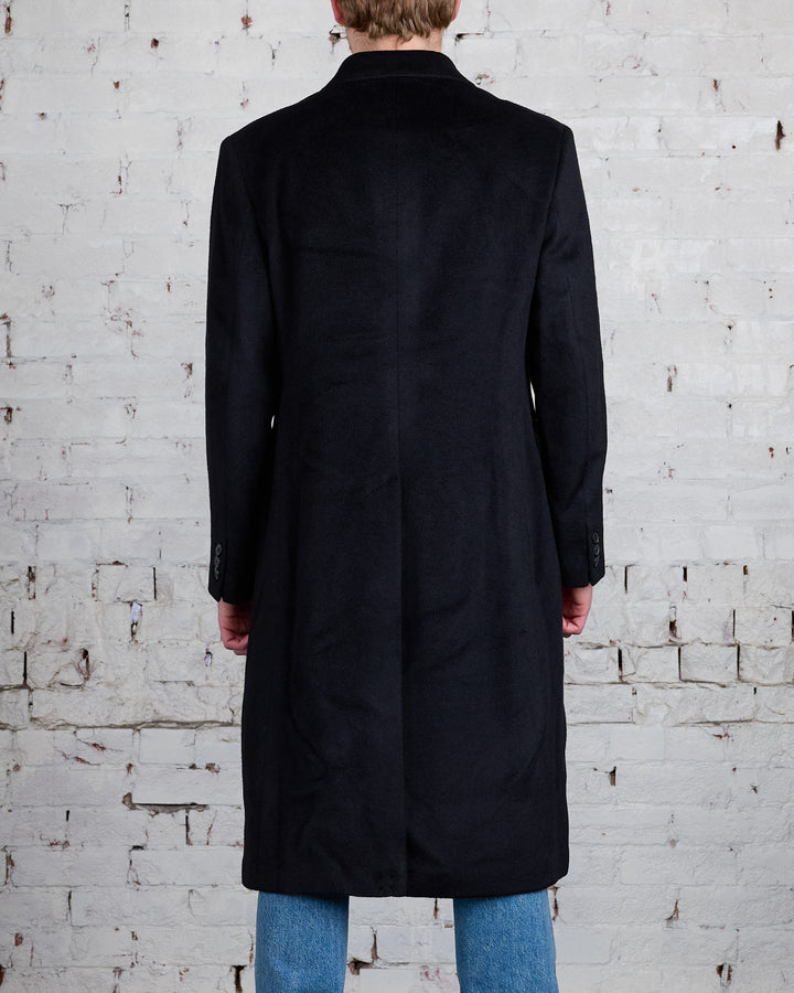 Our Legacy Whale Coat Black Hairy Wool