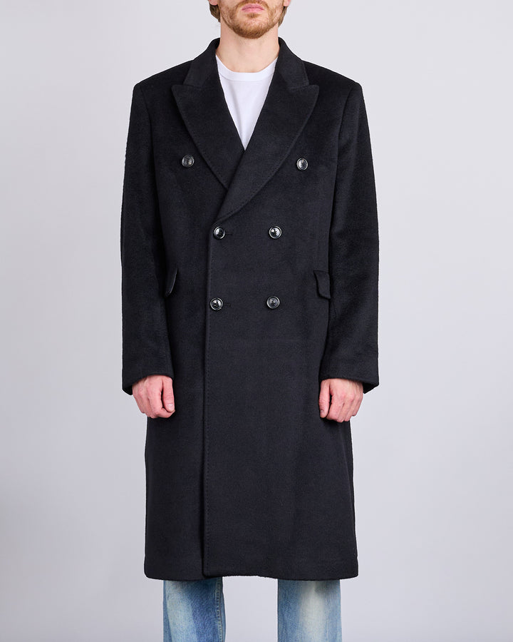 Our Legacy Whale Coat Hairy Wool Black