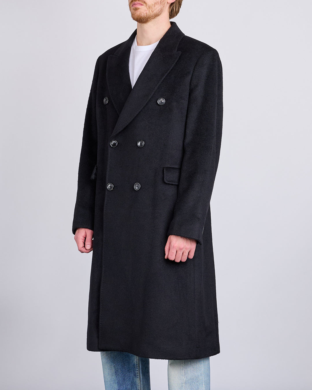 Our Legacy Whale Coat Hairy Wool Black