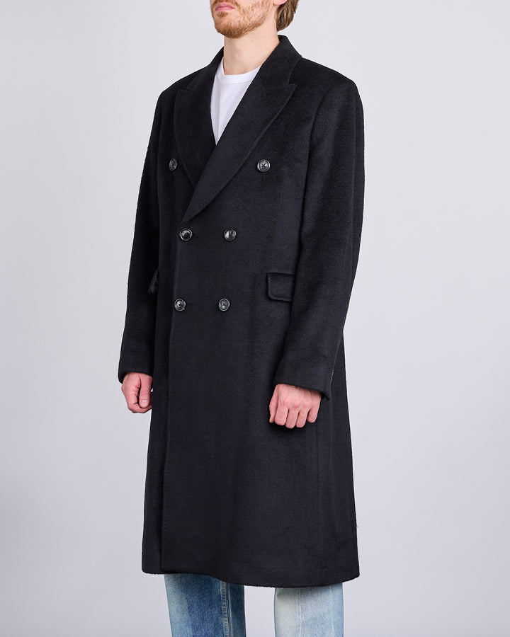 Our Legacy Whale Coat Hairy Wool Black