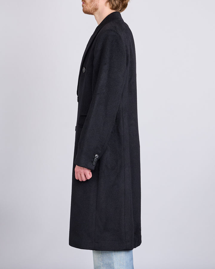 Our Legacy Whale Coat Hairy Wool Black