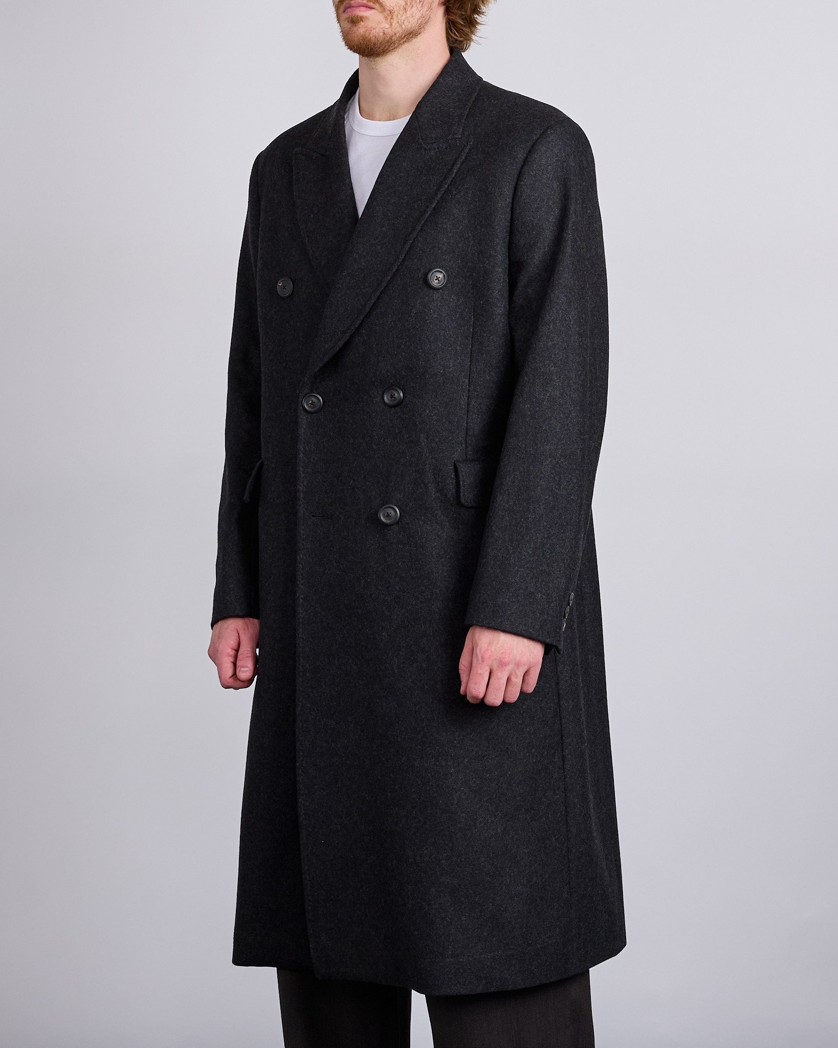 Our Legacy Whale Coat Water Repellent Melton Wool Granite – LESS 17
