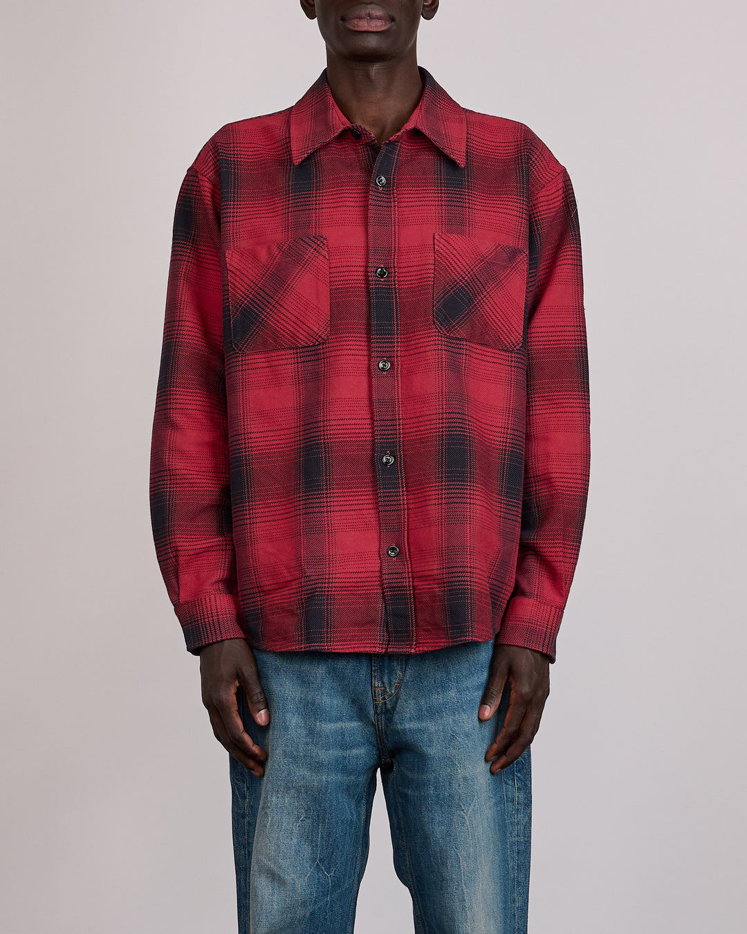 Our Legacy Whoppin Button Shirt Bison Check Ranch Cotton