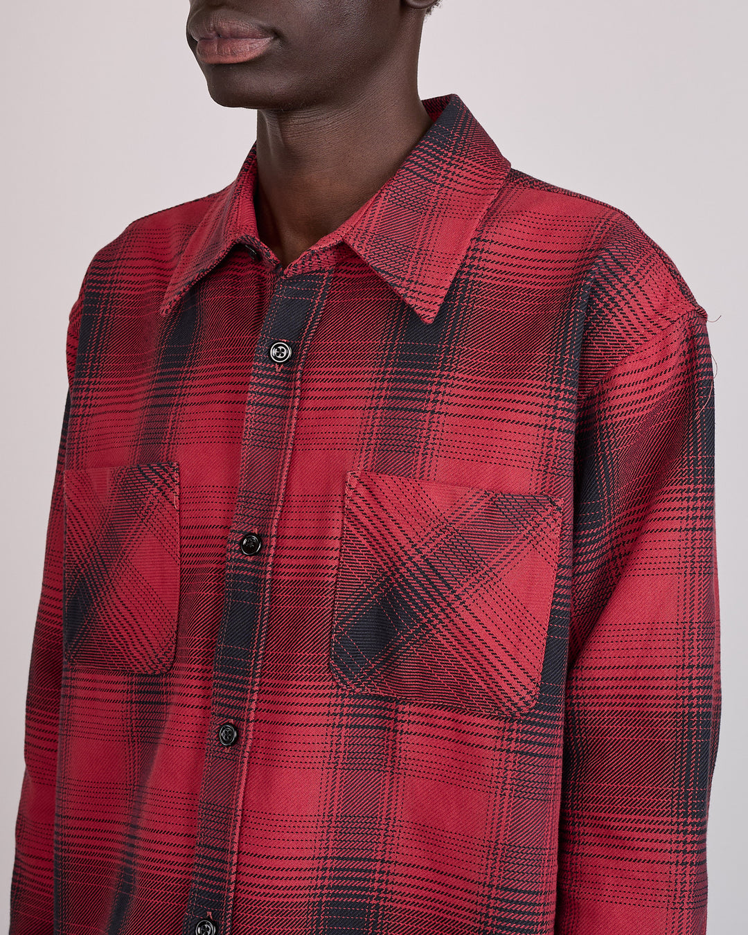 Our Legacy Whoppin Button Shirt Bison Check Ranch Cotton