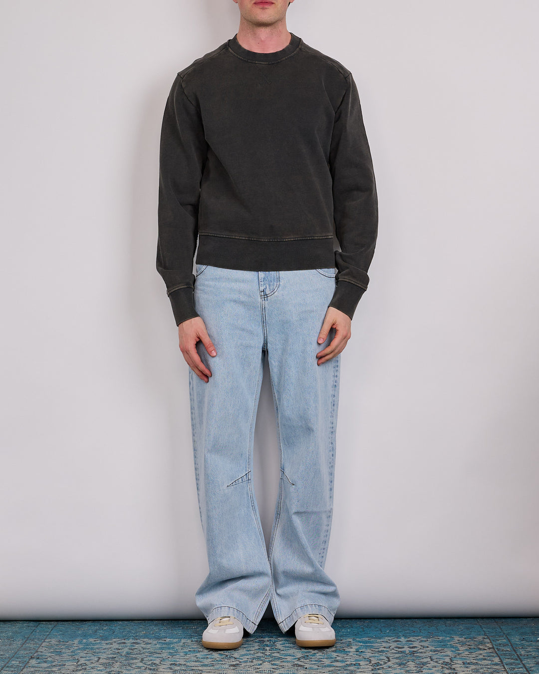 Entire Studios Uniform Pod Crewneck Washed Black
