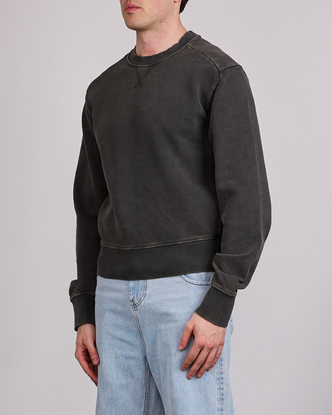 Entire Studios Uniform Pod Crewneck Washed Black