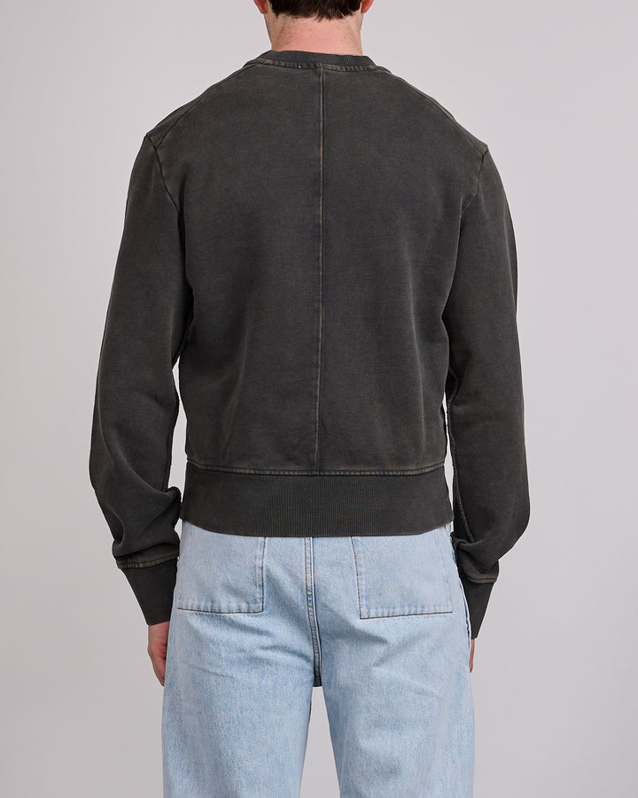 Entire Studios Uniform Pod Crewneck Washed Black