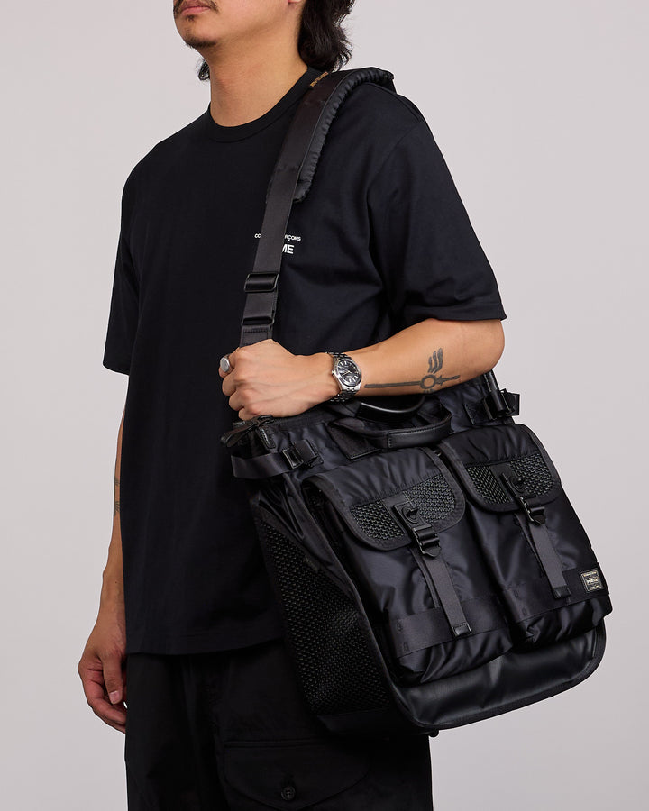 Porter Bounce Helmet Tote Bag Black