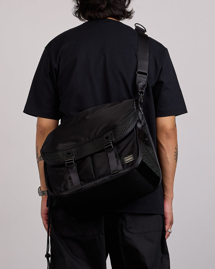 Porter Bounce Messenger Bag Black